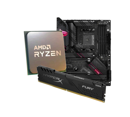 DW Aufrüstkit 5 AMD Ryzen 5 5600X 6x 3700Mhz (6C/12T) boxed, max Turbo 4600Mhz Asus B550 Mainboard, 8GB DDR4 RAM
