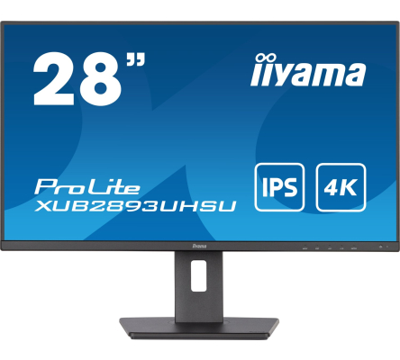IIYAMA XUB2893UHSU-B5 71,12cm 28Zoll IPS 3840x2160 300cd/m2 3ms HDMI DP USB