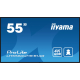 IIYAMA LH5560UHS-B1AG 139,7cm 55Zoll 3840x2160 UHD VA panel Haze 25perc 500cd/m Landscape and Portrait Wallmount Included