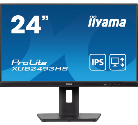 IIYAMA XUB2493HS-B6 60,96cm 24Zoll ETE IPS-panel 1920x1080 100Hz 250cd/m Speakers