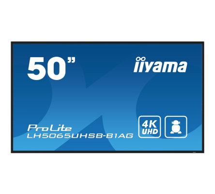 IIYAMA LH5065UHSB-B1AG 127cm 50Zoll 3840x2160 UHD VA panel 800cd/m2 5000:1 Static Contrast 9,5ms Landscape or Portrait mode