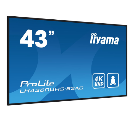 IYAMA LE4341S-B2 10922cm 43Zoll 1920x1080 IPS panel 1perc Haze 8ms Landscape mode Speakers 2x 10W VGA 3x HDMI 350cd/m