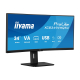 IIYAMA 86,36cm 34Zoll UW Curved VA-panel 3440x1440 120Hz 350cd/m2 04ms MPRT Speakers DisplayPort 2xHDMI USB HUB 2x 3.2 2xC Adaptive