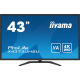 IIYAMA X4373UHSU-B1 109,22cm 43Zoll UW VA 3840x2160 UHD 400cd/m2 3ms HDR400 2xHDMI DP USB-HUB PBP PIP Remote control Speakers
