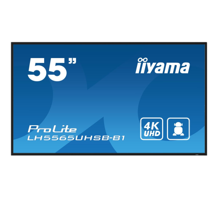 IIYAMA LH5565UHSB-B1 139,7cm 55Zoll 3840x2160 UHD VA panel 800cd/m2 1200:1 Static Contrast 8ms Landscape or Portrait mode
