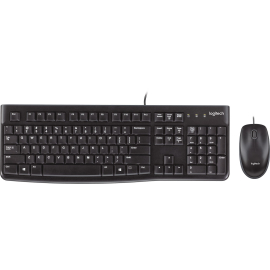 Logitech Maus & Tastatur Set MK120, QWERTZ Layout, Kabelgebunden